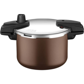 Imagem da oferta Panela De Pressão Tramontina Arizona Induction Em Alumínio Com Revestimento Interno E Externo Em Antiaderente Starflon Max Mocaccino 20 Cm 4,5 L