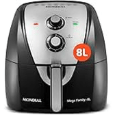 Imagem da oferta Fritadeira Sem Óleo Air Fryer 8L, Mondial, VermelhoInox, 1900W, 220V - AFN-80-RI