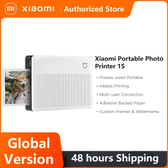 Imagem da oferta Nova Impressora de Fotos Portátil Xiaomi 1S Impressão de Fotos em Múltiplas Cores Leve e Portátil Impressão Comp