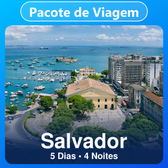 Imagem da oferta Pacote para Salvador: Rede Andrade Express 5 Dias e 4 Noites