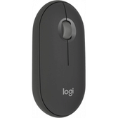 Imagem da oferta Mouse sem fio Logitech Pebble 2 M350s com Clique Silencioso Design Slim Ambidestro Conexão Bluetooth e Pilha Inclusa - Grafite