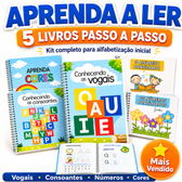 Imagem da oferta Kit 5 Livros Atividades Educativas para Alfabetização