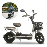 Imagem da oferta Bike Elétrica Scooter 48v 350w Bateria Removível Branca Top
