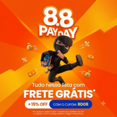 Imagem da oferta PAY DAY 8.8: 15% OFF + Frete Grátis no Kabum com cupom