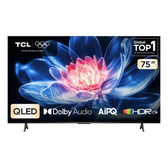 Imagem da oferta TCL Smart TV 75" T6C 4K QLED Tela HVA HDR10+ e Google TV