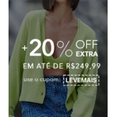 Imagem da oferta Garanta 20% + 30% de Desconto Progressivo em Todo o Site na Hering Outlet