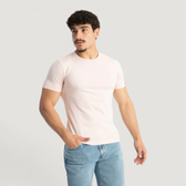 Imagem da oferta Camiseta Levi's Slim Tab Rosa Claro Manga Curta