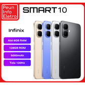 Imagem da oferta Celular Infinix Smart 10 X6725 Dual SIM de 128GB 4GB + 4GB RAM  64GB 3GB+ 3GB RAM de 6.67" 8+2MP 8MP