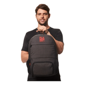 Imagem da oferta Mochila Esportiva Com Compartimento Térmico 45cm Flamengo Preto E Vermelho Estampado