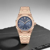 Imagem da oferta Relógio Masculino Poedagar 924 Classic Ouro Rosa 30 M Dourado Azul-escuro!