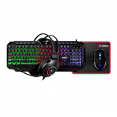 Imagem da oferta Combo Gamer Mancer ORC 4x1 Teclado ABNT2 Mouse 3600DPI Mousepad Pequeno Headset Drivers 50mm Rainbow - MRC-ORC-RBW01