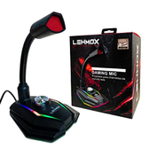 Imagem da oferta Microfone Gamer Lehmox RGB para PC USB GT-GK3