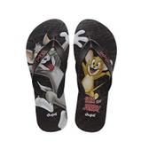 Imagem da oferta Sandália Dupé Cartoon Preto - Tamanho 43