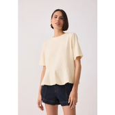 Imagem da oferta Blusa Feminina Dress To Babado Off-White