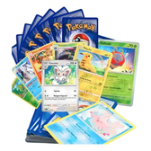 Imagem da oferta 50 Cartas Pokémon Sem Repetidas Original Copag Com Brilhante