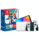 Imagem da oferta Console Nintendo Switch OLED + Super Mario Bros Wonder + 12 meses do Nintendo Switch Online