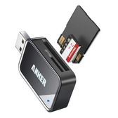 Imagem da oferta Anker Leitor de Cartão SD USB 3.0 5120Mbps 2 em 1 USB-A para SDMicro SD