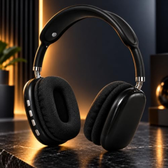 Imagem da oferta Headphone Bluetooth Sem Fio Over Ear Fone de Ouvido com Almofadas Acolchoadas e Arco Confortável Headset para Música