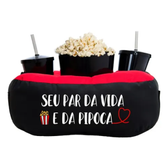 Imagem da oferta Almofada Porta Pipoca Bicolor Casal Par Da Vida