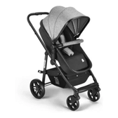 Imagem da oferta Carrinho De Passeio Para Bebê Com Berço Moíses Beyond Multikids Cinza - BB429