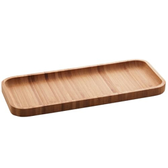 Imagem da oferta LYOR, Bandeja de Bambu Hire, Natural, 28cm