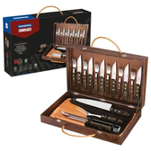 Imagem da oferta Kit para Churrasco 17 Peças Tramontina Castanho