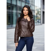 Imagem da oferta Jaqueta Pu Facinelli 640483 Cafe Escuro P Liso