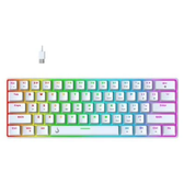 Imagem da oferta Teclado Mecânico Gamer Rise Mode GM1 White, RGB, Switch Outemu Brown