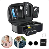 Imagem da oferta Microfone Hollyland Lark A1 Duo Combo Duplo Para 2 Pessoas Usb-c Lightning Preto