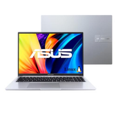 Imagem da oferta Notebook ASUS Vivobook 16 Core i7-1355U, 8GB RAM, 512GG SSD, Tela 16” IPS FHD, Linux