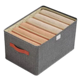 Imagem da oferta Kit 3 Caixa Organizador Guarda Roupas 6 Divisorias Tecido