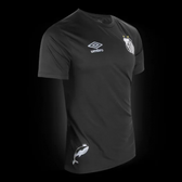 Imagem da oferta Camisa Santos Black Edição Limitada 20/21 s/n° Torcerdor Umbro Masculina - Preto