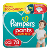 Imagem da oferta 2 Pacotes Pampers Fralda Pants Ajuste Total Max Xxg - 78 Unidades Cada