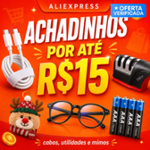 Imagem da oferta Achadinhos por até R$15 no AliExpress!
