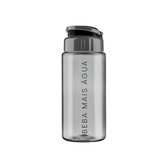 Imagem da oferta Garrafa Squeeze TIBA Atenas Decorada 500 ml com Alça Cinza