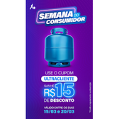 Imagem da oferta Ganhe 15 Reais de Desconto no App Ultragaz