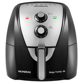 Imagem da oferta Fritadeira Elétrica Sem Óleo Air Fryer Mondial Mega Family 8L Inox - AFN-80-BI