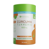 Imagem da oferta Cúrcuma Turmeric 600mg Bioroots Extrato USP 95% Vegana - 120 Cápsulas