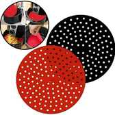 Imagem da oferta Forro Silicone Airfryer Redondo Reutilizável Antiaderente