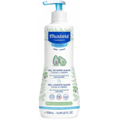 Imagem da oferta Mustela Gel Lavante Suave 500ml - Sabonete Líquido Corpo e Cabelo para bebês e crianças – feito com 93% de ingredientes de origem natural