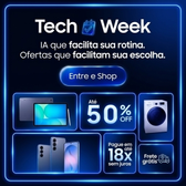 Imagem da oferta TECH WEEK: até 50% OFF na Samsung com cupom + Frete Grátis
