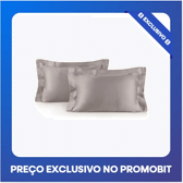 Imagem da oferta Jogo 2 Super Fronhas 300 Fios 100% Bambu Girelli Marmo