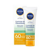 Imagem da oferta Protetor Solar Facial Nivea Sun UV Face FPS60 Controle Da Oleosidade 50g