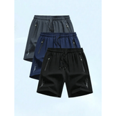 Imagem da oferta Kit 3 Shorts Fitness Secagem Rápida Basquete/corrida