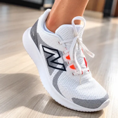 Imagem da oferta Tênis New Balance 430 V4 Feminino Leve Confortável Academia Branco Off Lisa 37,0 Br