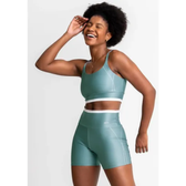 Imagem da oferta Conjunto Feminino Academia Shorts E Top Alcinha Fitness