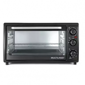 Imagem da oferta Forno Elétrico Multilaser 1500W 46L Temporizador Preto - CE025