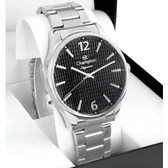 Imagem da oferta Relógio Masculino Champion CN27670T Cor da Correia Prateado com Fundo Preto Prova D´Agua 50 Metros Minimalista