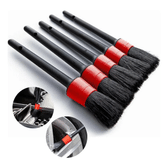 Imagem da oferta Kit 5 Pincel Lavagem Detalhada Limpeza Carro Moto Automotivo