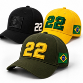 Imagem da oferta Boné Brasil Bordado Alto Relevo Qualidade Premium